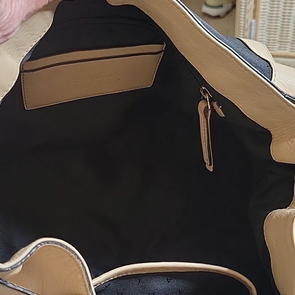 Cole Haan Fantine Tan Leather Bag - Picture 9 of 14